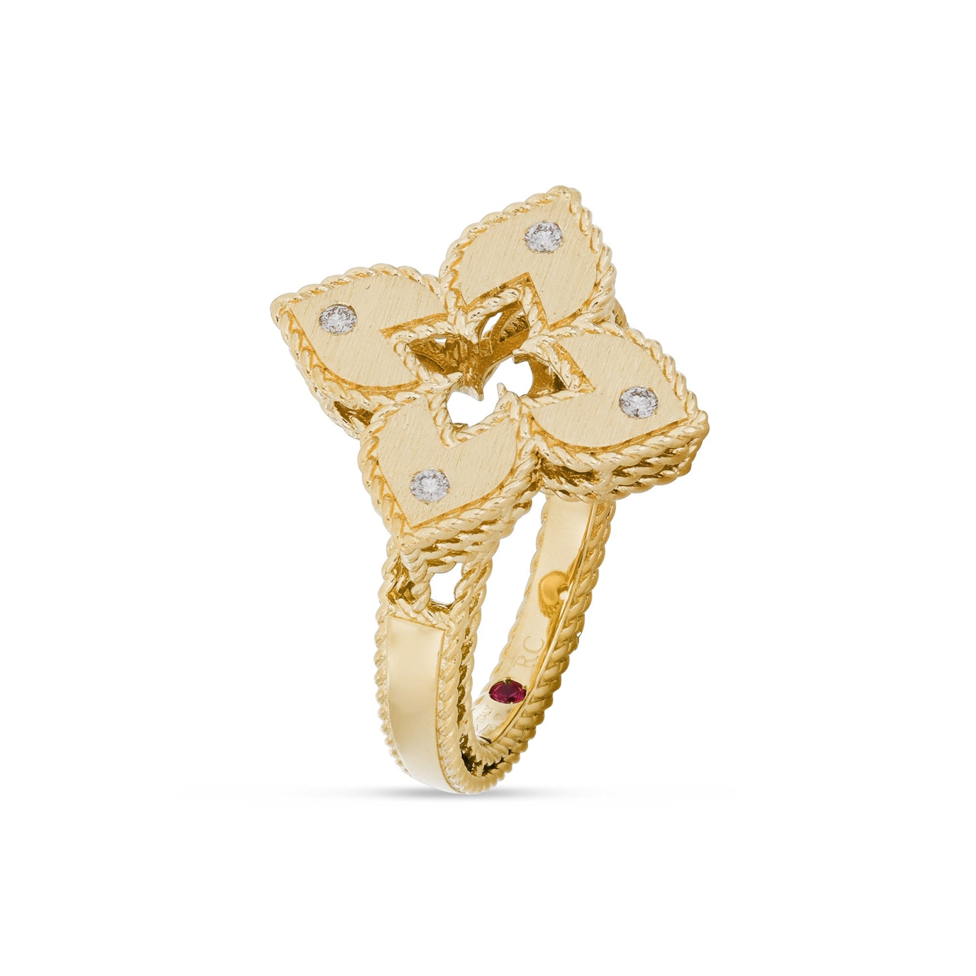 Venetian Princess Diamond Ring - Yellow Gold - Dracakis Jewellers
