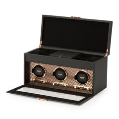 Wolf Axis Triple Winder with Storage Copper Plated - Dracakis Jewellers