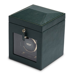 Wolf Brit Racing Green Single Watch Winder - Dracakis Jewellers