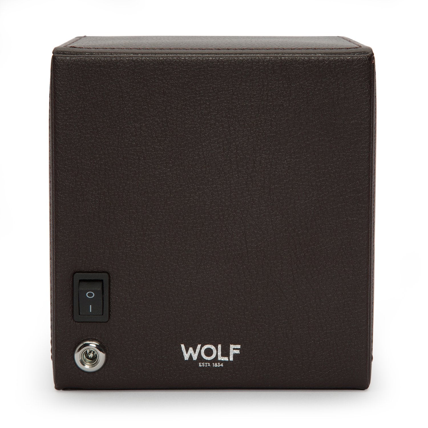 Wolf Cub Winder with Cover Brown - Dracakis Jewellers