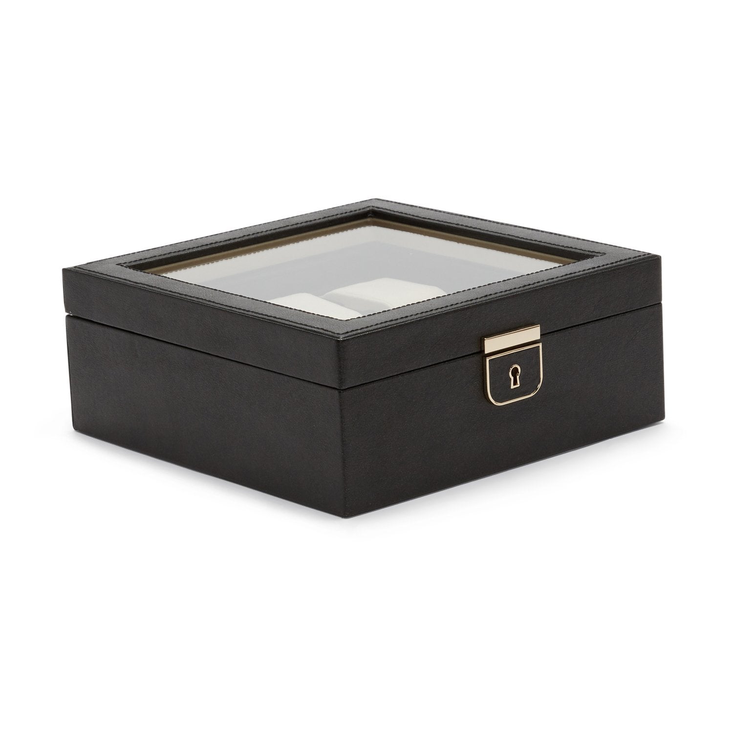 Wolf Palermo 6 Pc Watch Box Black Anthracite - Dracakis Jewellers