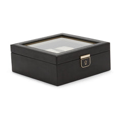 Wolf Palermo 6 Pc Watch Box Black Anthracite - Dracakis Jewellers