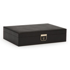 Wolf Palermo Medium Jewellery Box Black - Dracakis Jewellers