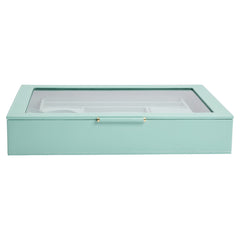 Wolf Sophia Jewellery Box with Window Jade - Dracakis Jewellers