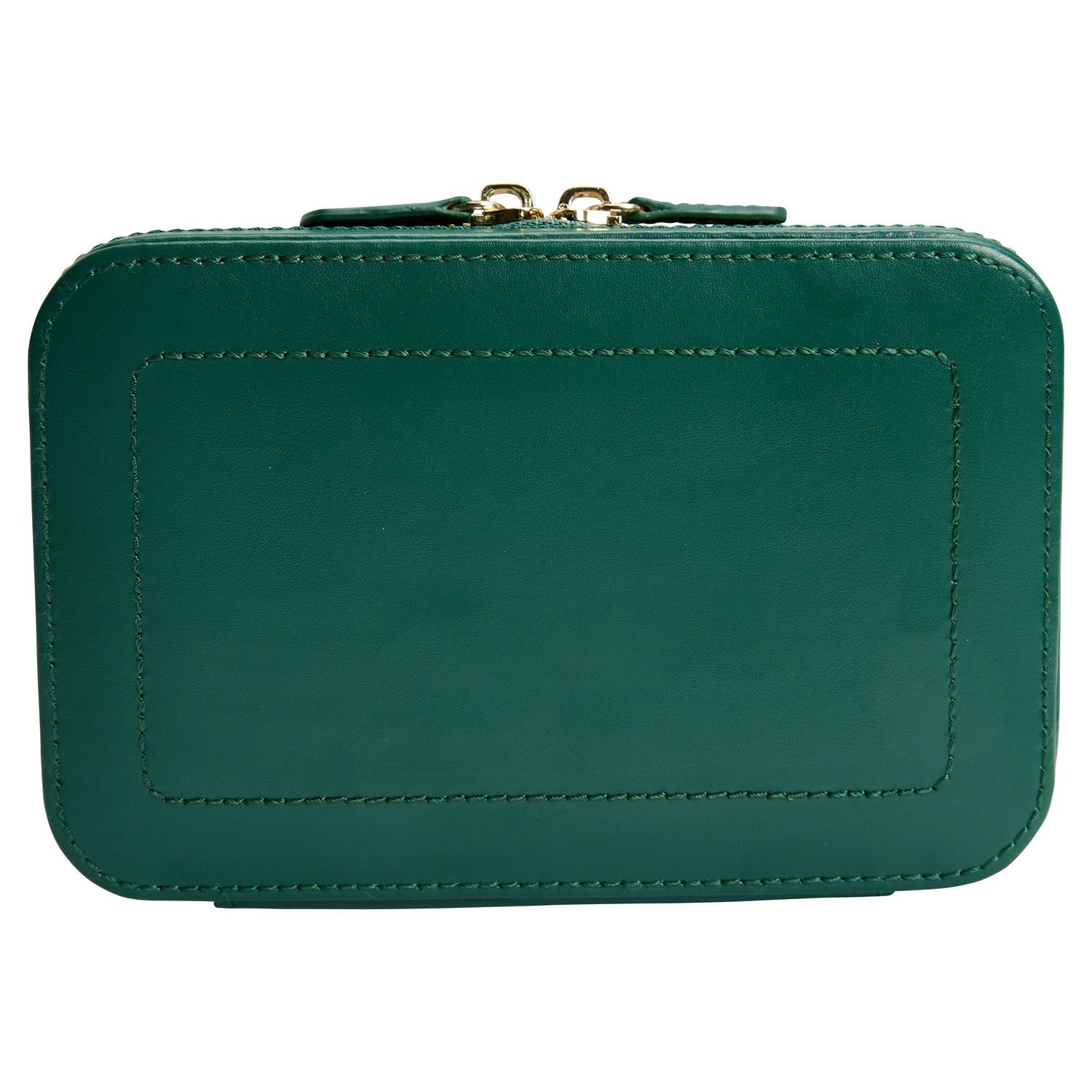 Wolf Sophia Travel Zip Case Forest Green - Dracakis Jewellers