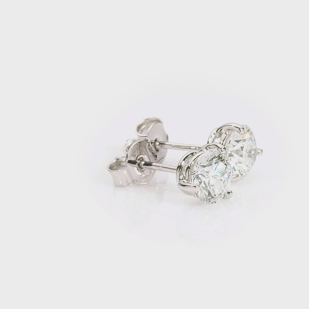 Diamond Stud Earrings (0.93ct)