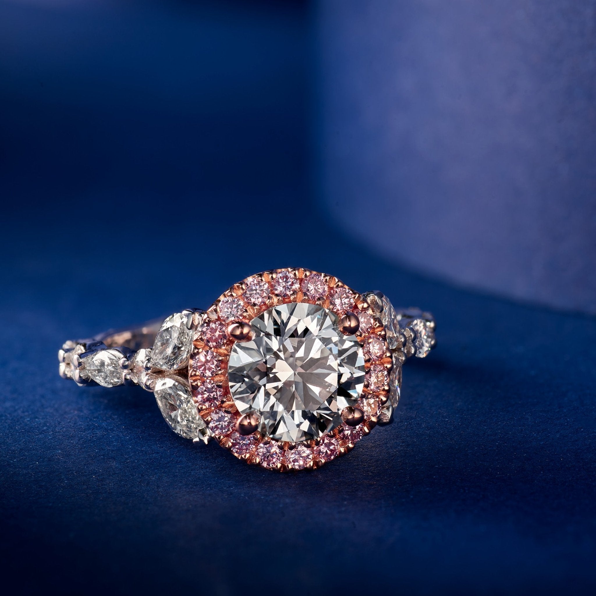 Argyle Pink & White Diamond Ring - Dracakis Jewellers