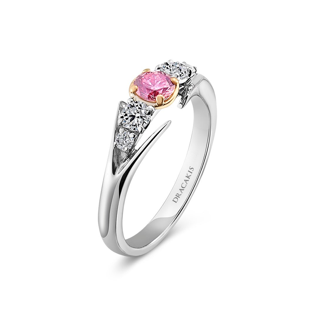 Australian Pink Diamond Engagement Ring Dracakis Jewellers