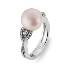 Australian South Sea Pearl & Diamond Ring - Dracakis Jewellers