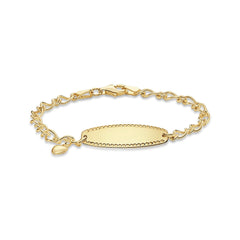 Baby Bracelet with Heart Charm - Dracakis Jewellers