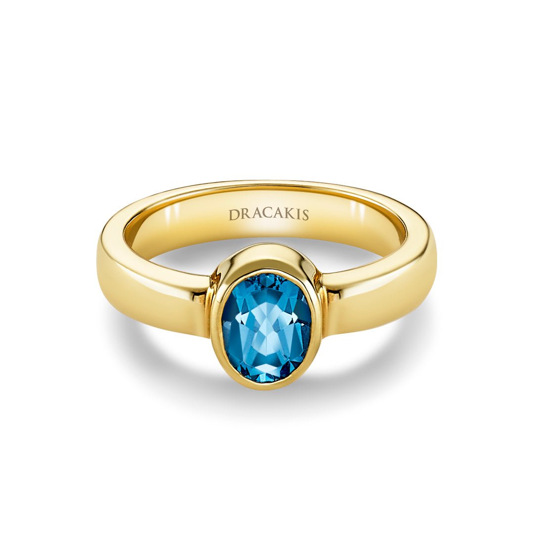 Blue Topaz Ring - Dracakis Jewellers