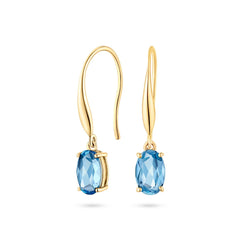 Blue Topaz Drop Earrings - Dracakis Jewellers