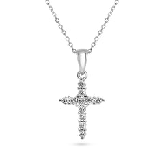 Diamond Cross Pendant - Dracakis Jewellers