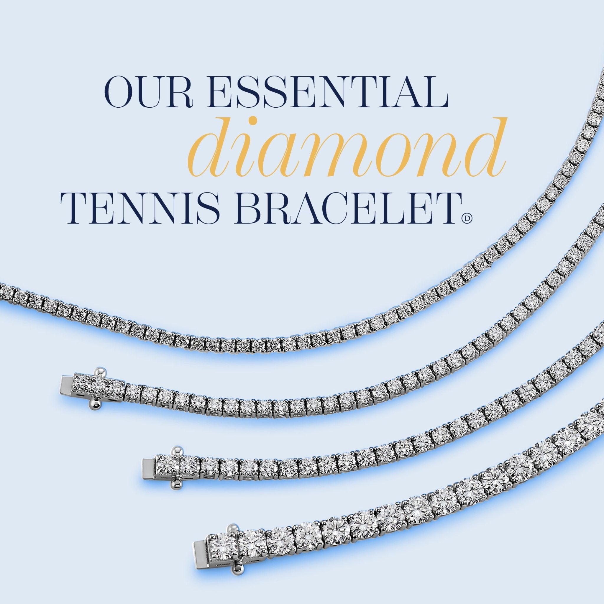 Diamond Tennis Bracelet (3.05ct) - Dracakis Jewellers