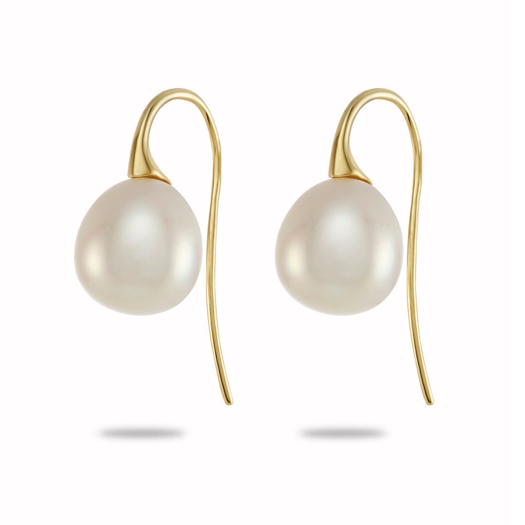 South Sea Pearl Hook Earrings - Dracakis Jewellers