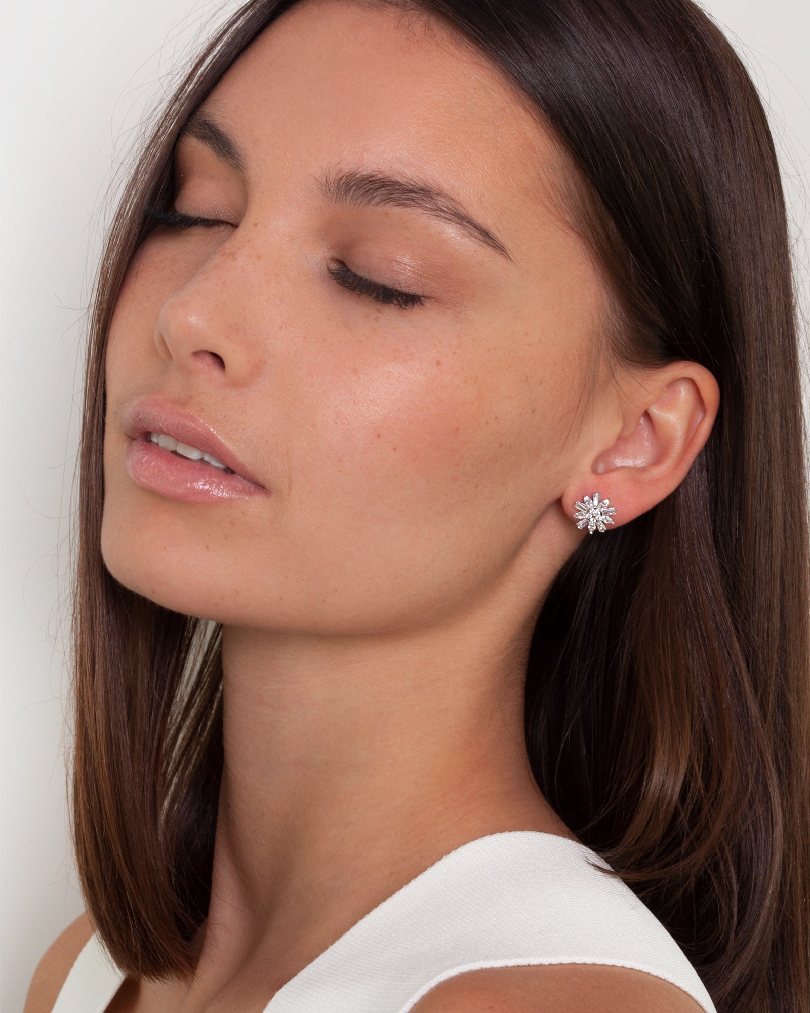 Cubic Zirconia 'Phoenix' Stud Earrings - Dracakis Jewellers
