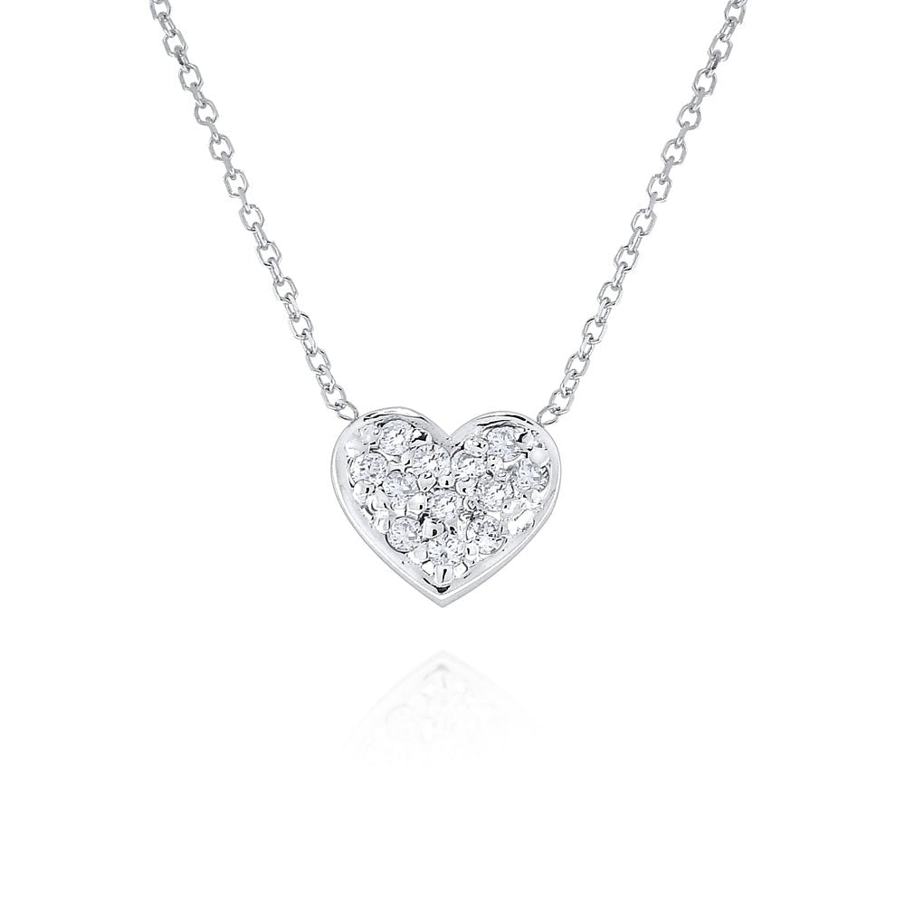 Diamond Heart Necklace - Dracakis Jewellers