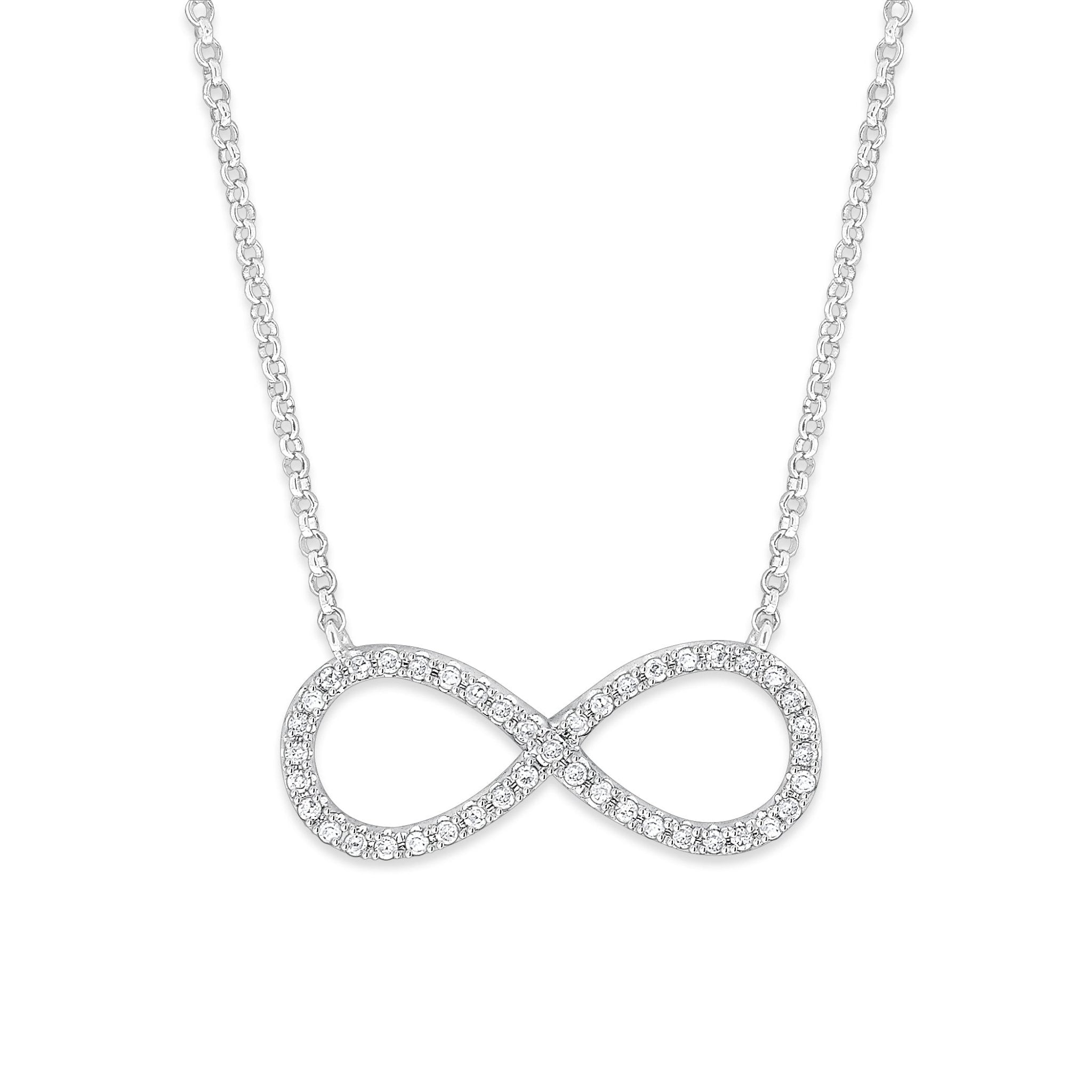 Diamond Infinity Necklace - Dracakis Jewellers
