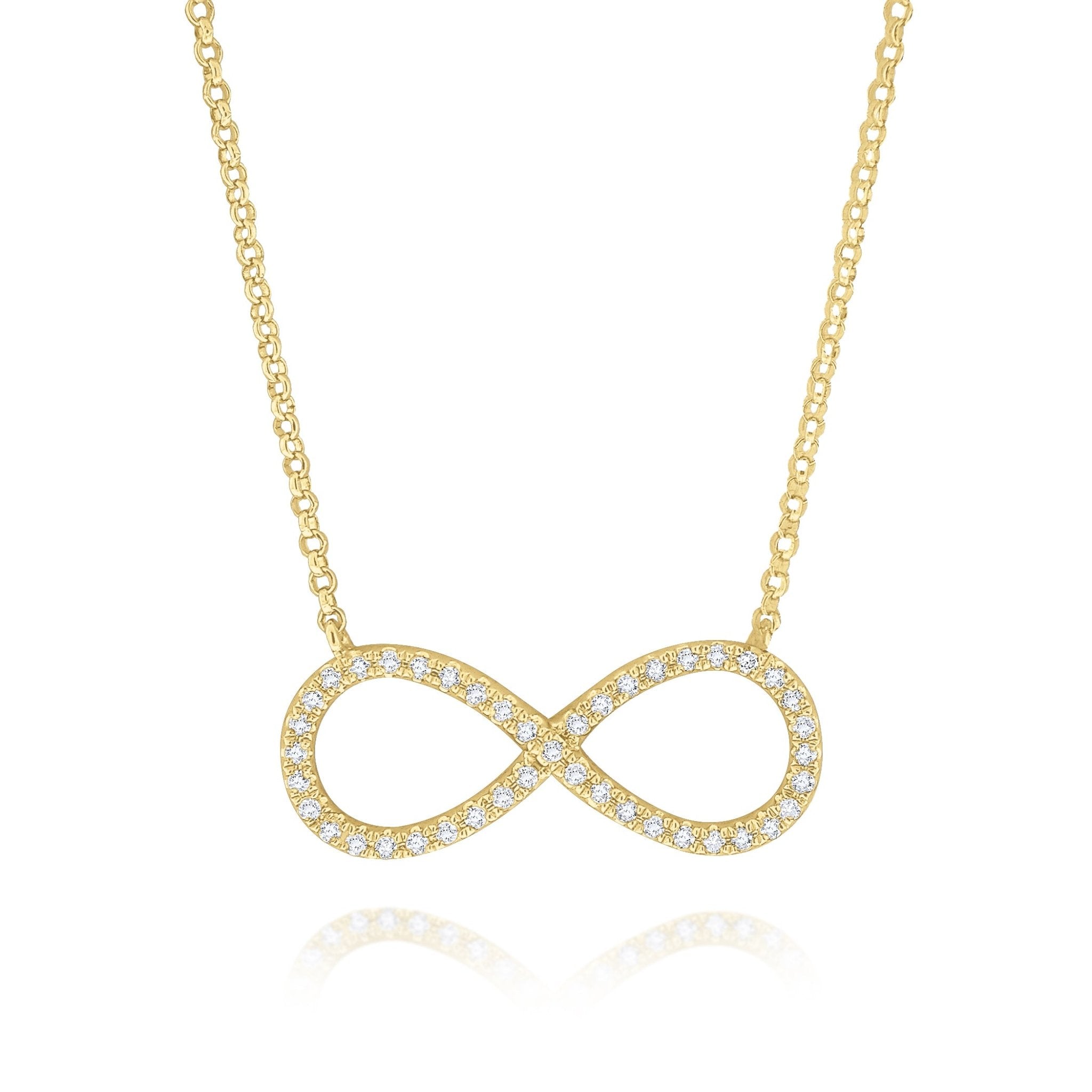 Diamond Infinity Necklace - Dracakis Jewellers