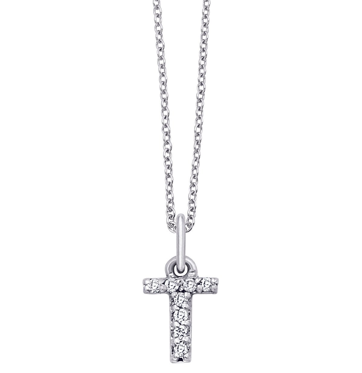 Diamond Initial Necklace - Dracakis Jewellers