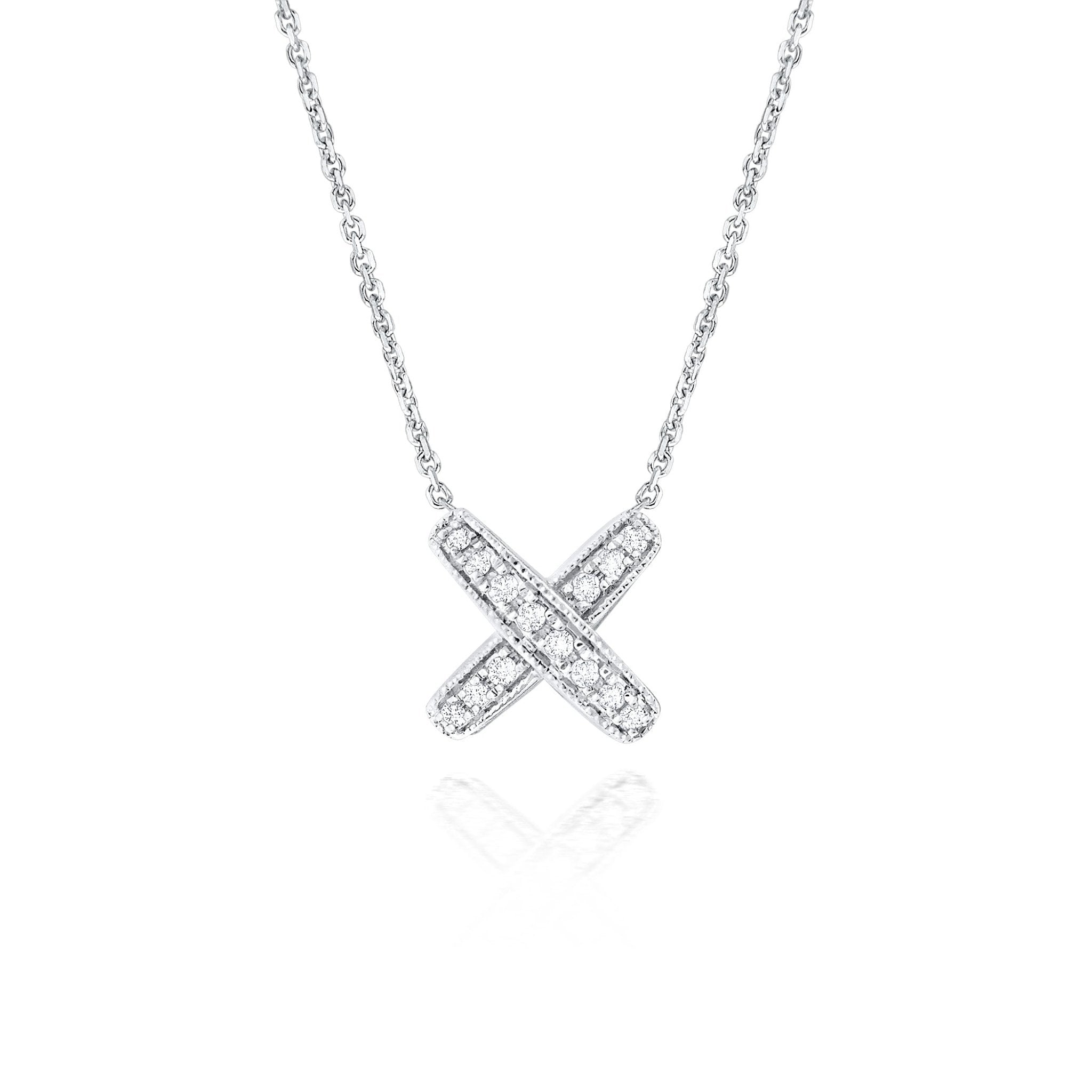 Diamond Kiss Pendant - Dracakis Jewellers