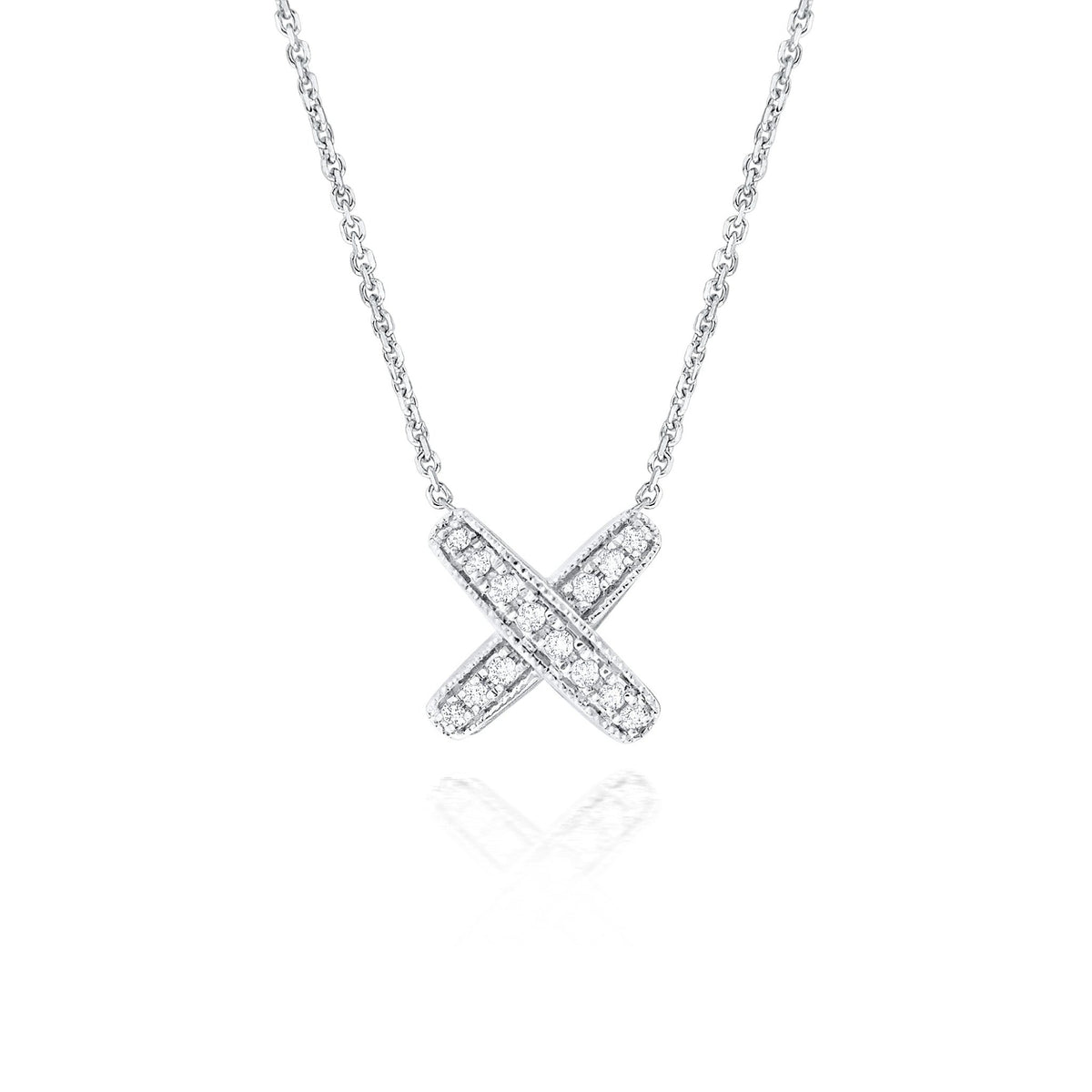 Diamond Kiss Pendant - Dracakis Jewellers