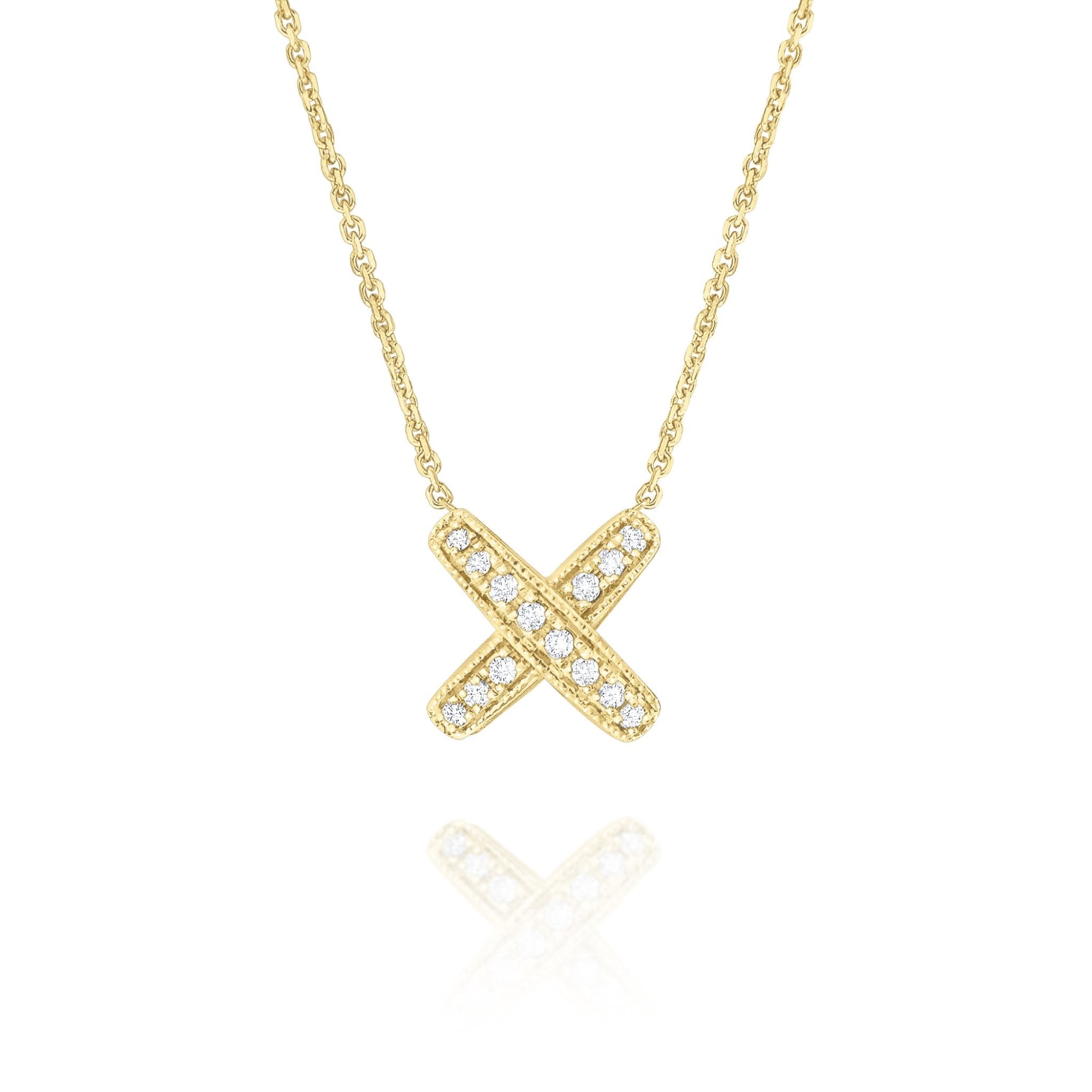 Diamond Kiss Pendant - Dracakis Jewellers