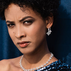 Diamond Princess Drop Earrings - Dracakis Jewellers