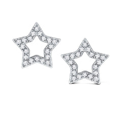 Diamond Star Earrings - Dracakis Jewellers