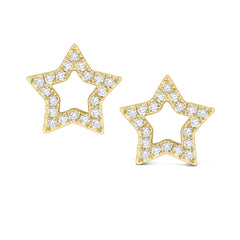 Diamond Star Earrings - Dracakis Jewellers