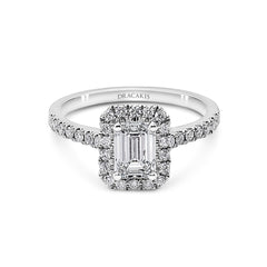 Emerald Cut Diamond Engagement Ring - Dracakis Jewellers