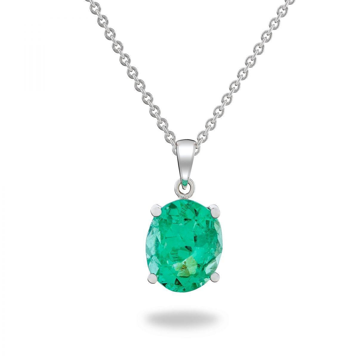 Emerald Pendant - Dracakis Jewellers