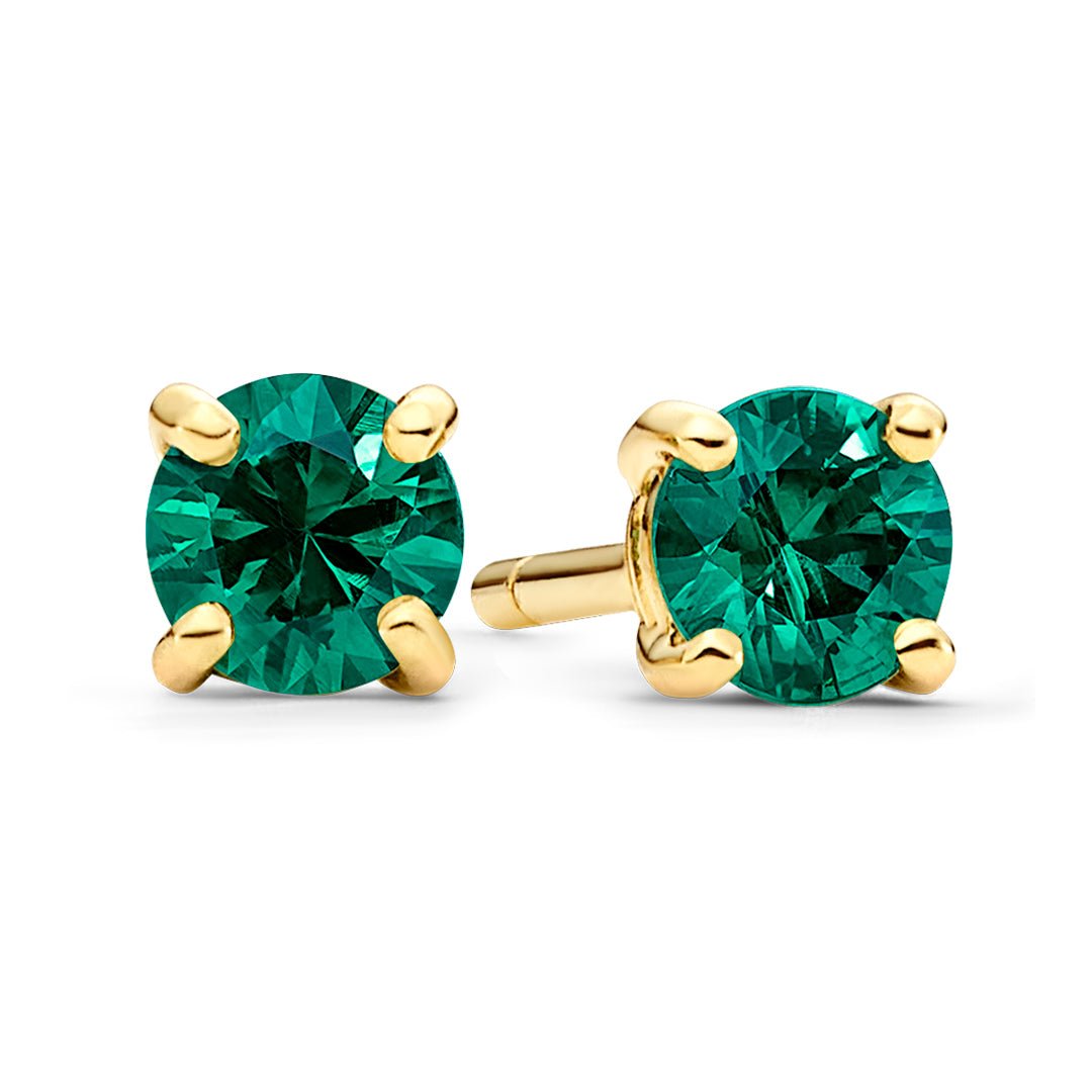 Emerald Stud Earrings - Dracakis Jewellers