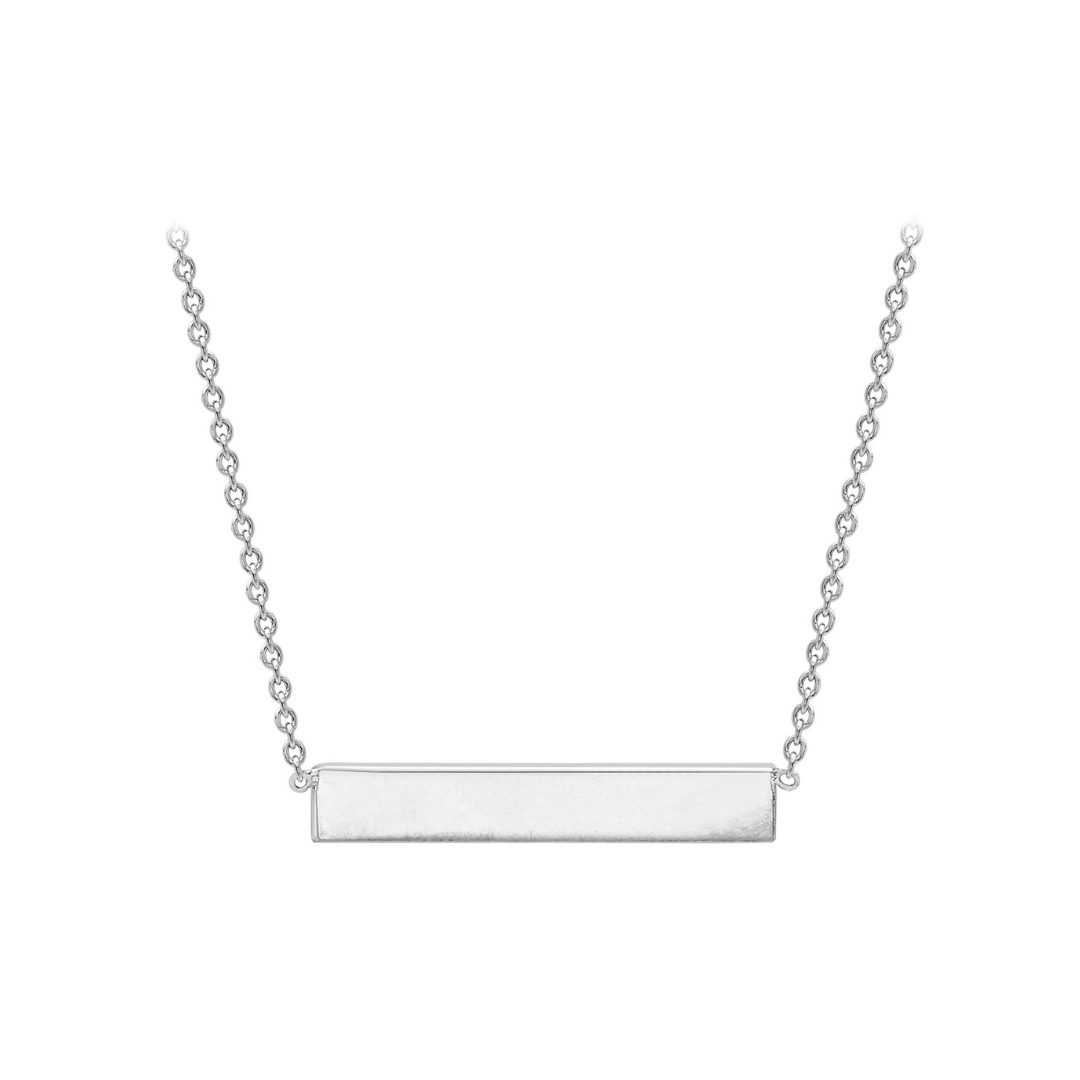 Engravable Bar Necklace in Gold - Dracakis Jewellers