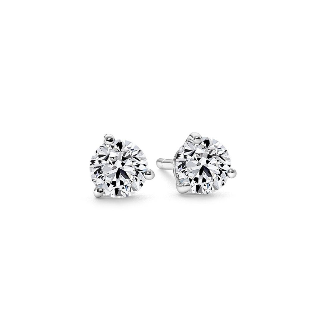 Diamond Stud Earrings (0.20-0.45ct) - Dracakis Jewellers