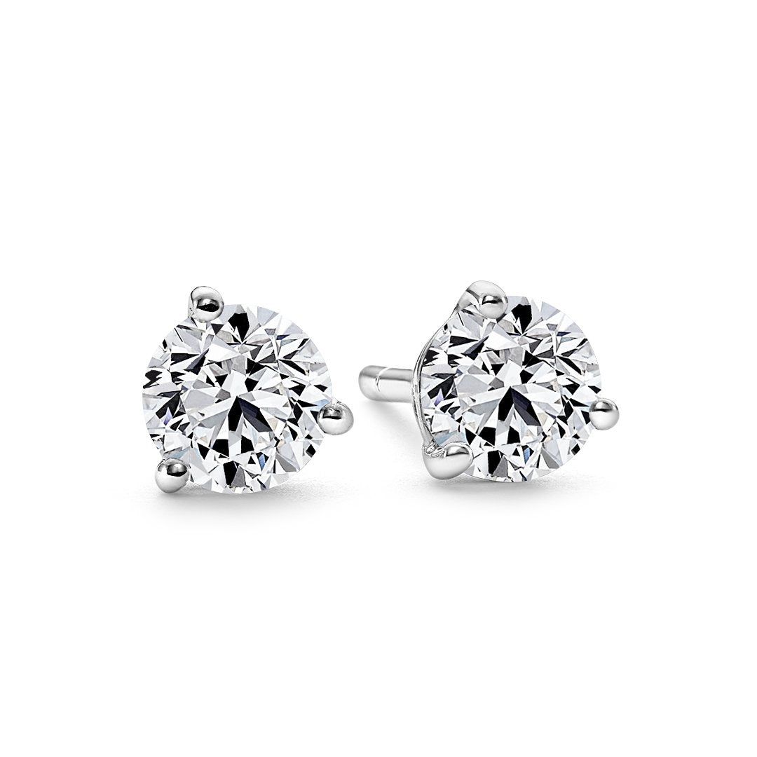Diamond Stud Earrings (0.93ct) - Dracakis Jewellers