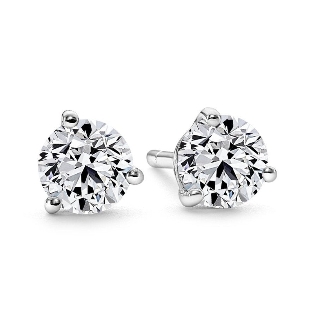 Diamond Stud Earrings (1.00-2.00ct) - Dracakis Jewellers
