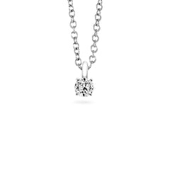 Diamond Solitaire Pendant - Dracakis Jewellers