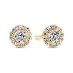 Diamond Halo Earrings (0.25ct) - Dracakis Jewellers