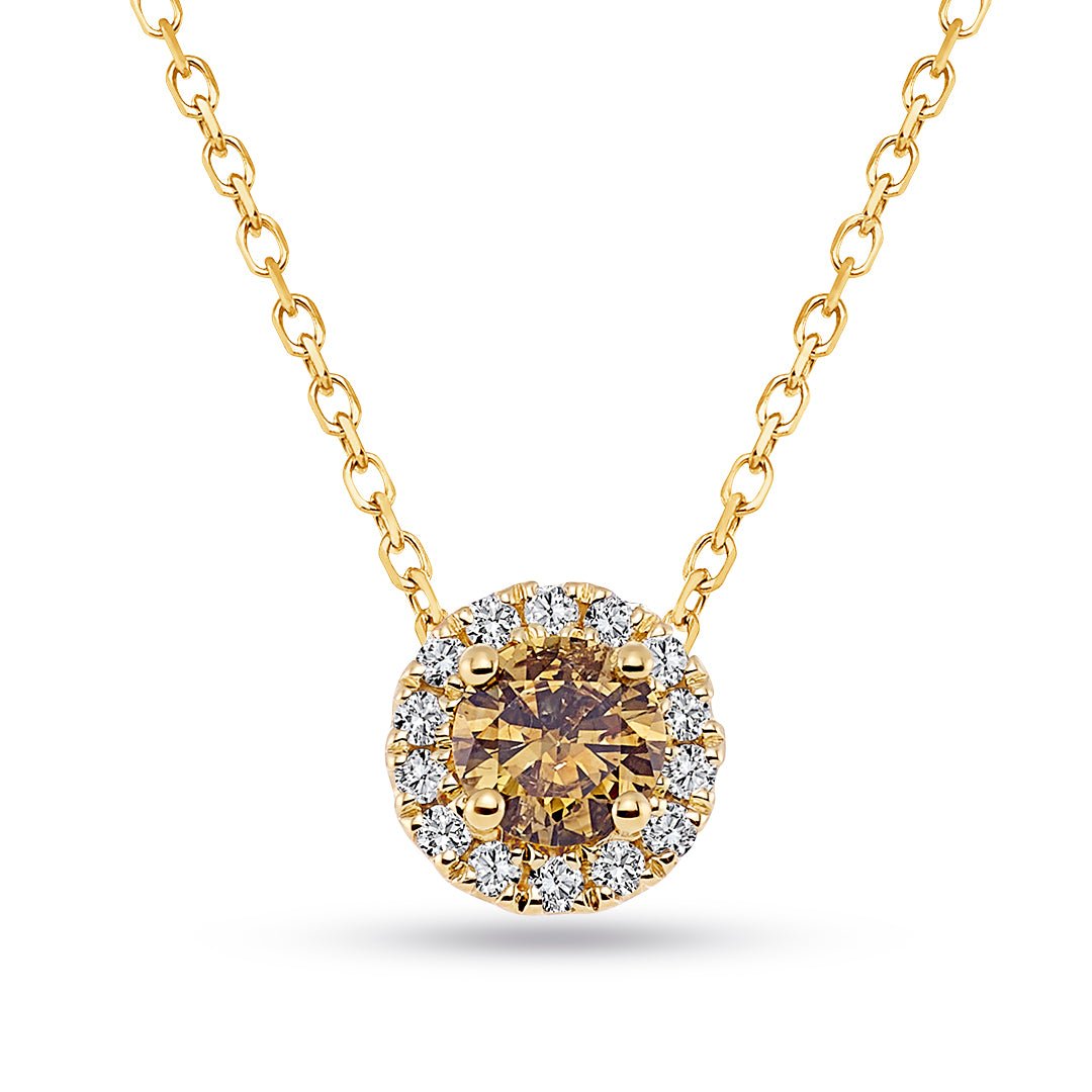Yellow Diamond Pendant - Dracakis Jewellers