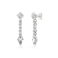 Fancy Shaped Diamond Earrings - Dracakis Jewellers