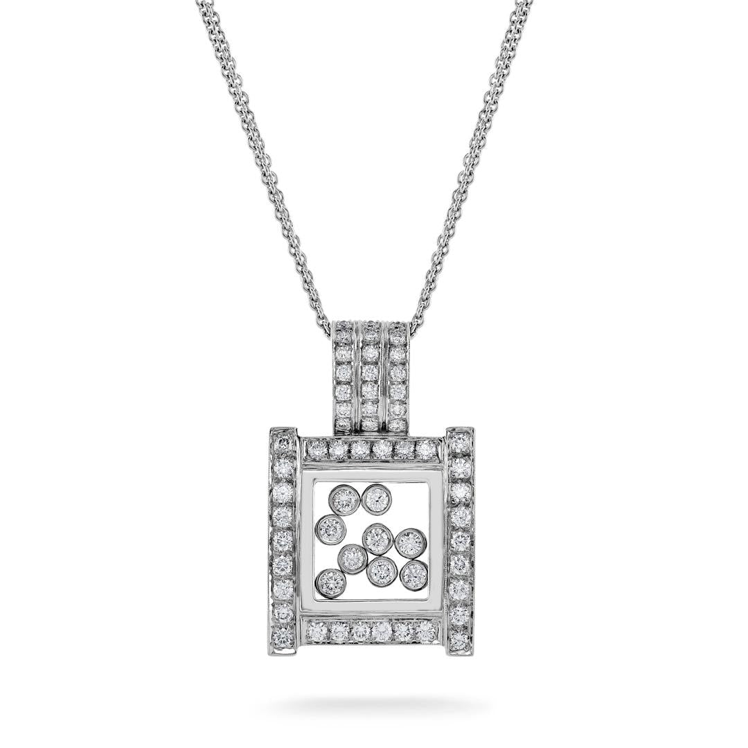 Floating Diamond Pendant - Dracakis Jewellers