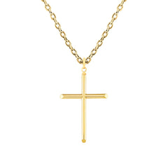 Gold Cross Pendant - Dracakis Jewellers