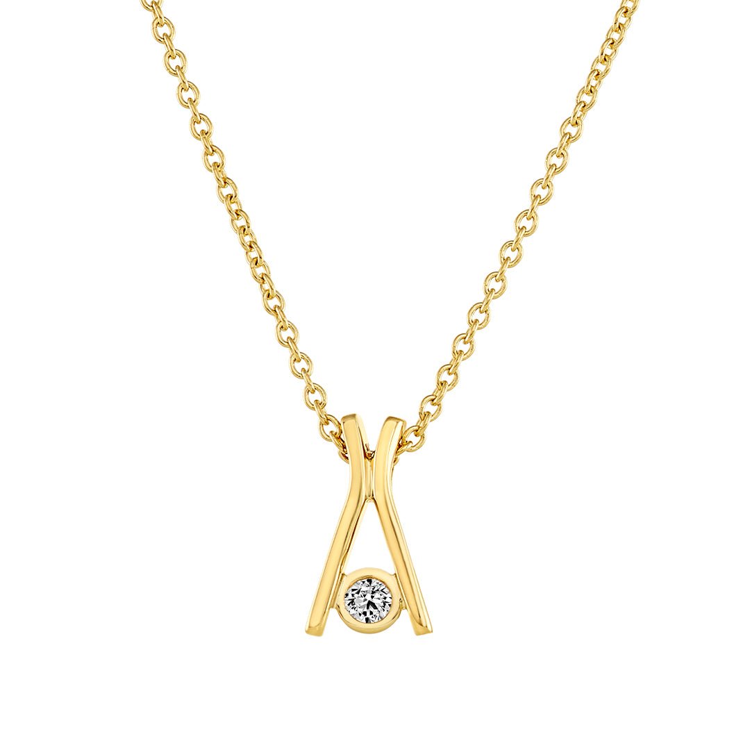 Gold & Diamond Pendant - Dracakis Jewellers