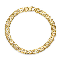 Gold Fish Eye Link Bracelet - Dracakis Jewellers