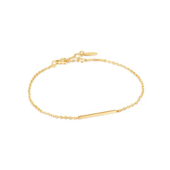 Gold Solid Bar Bracelet - Dracakis Jewellers