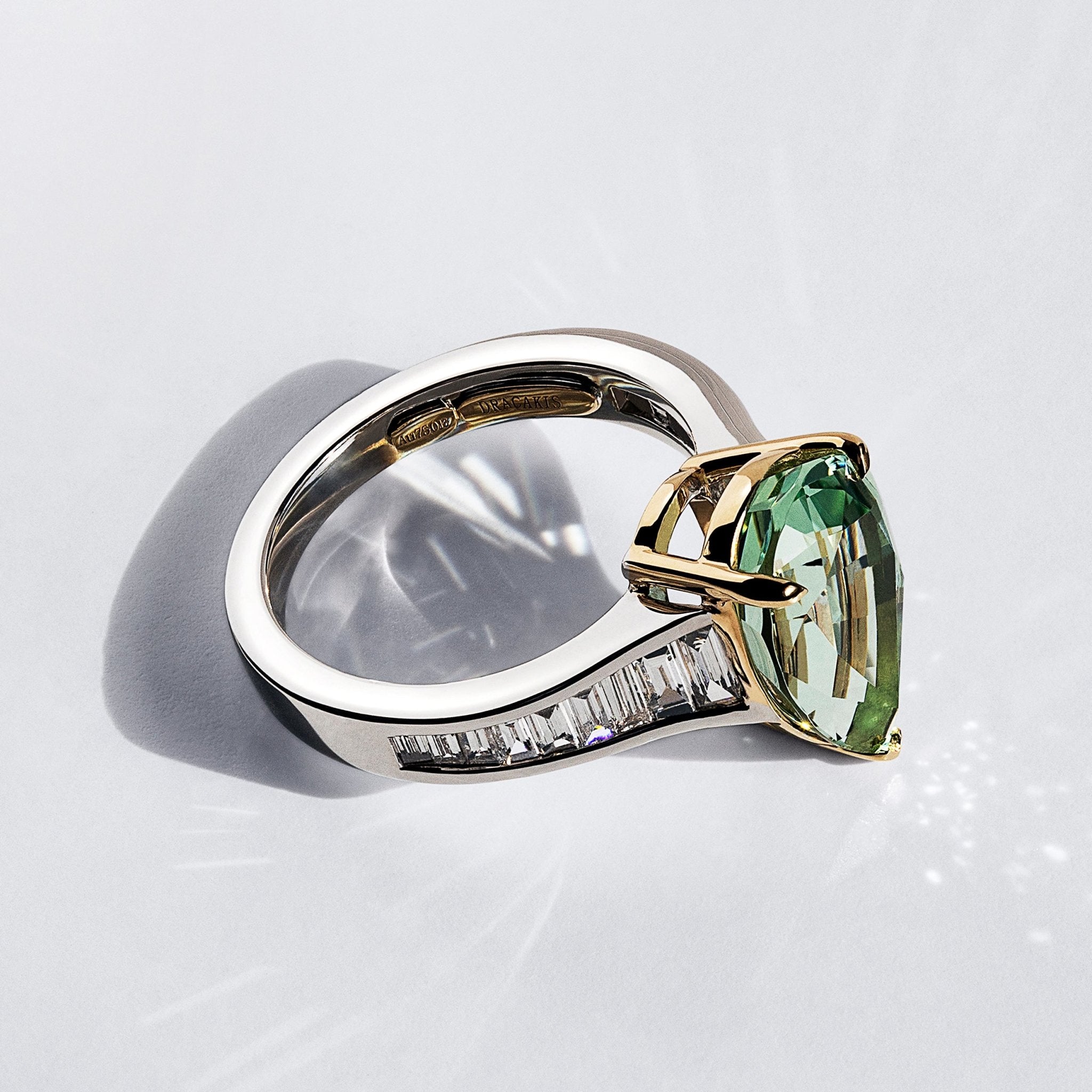 Green on sale wedding ring