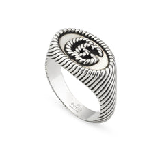Gucci Double G Ring in Silver - Dracakis Jewellers