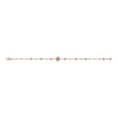 Gucci Flora Bracelet in 18k Pink Gold & Diamonds - Dracakis Jewellers