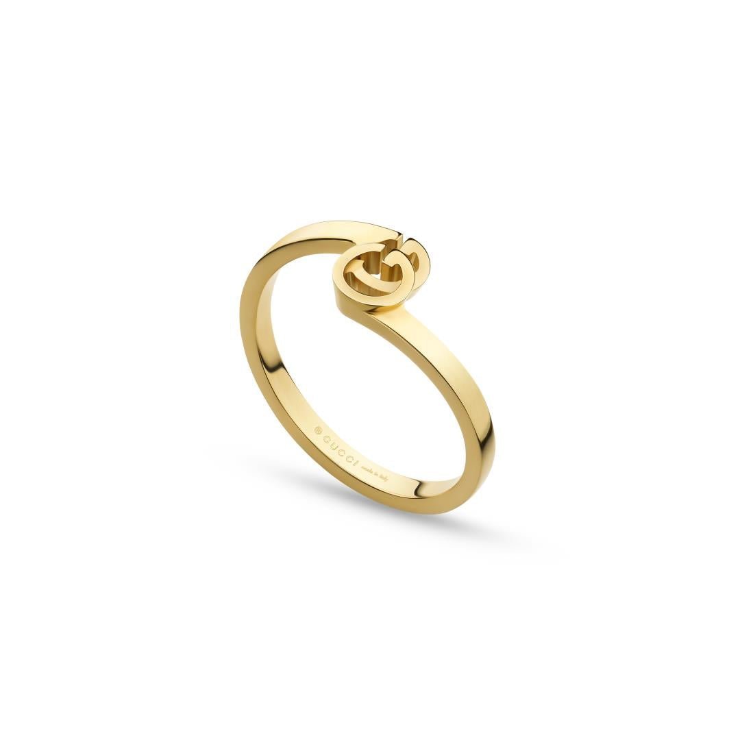 Gucci GG Running Ring in Yellow Gold - Dracakis Jewellers